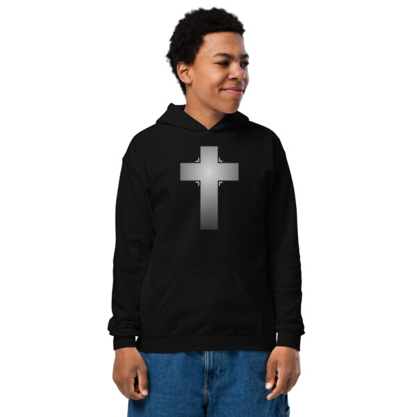 Youth Cross heavy blend hoodie